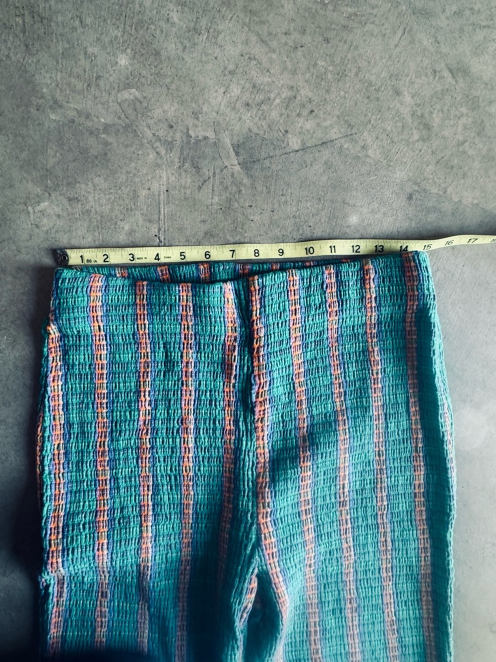 NWT Free People Fine Line High Rise Slim Flare Pants Medium Green Stretchy Med - Picture 7 of 11